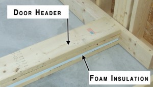 Foam Insulated Window Header
