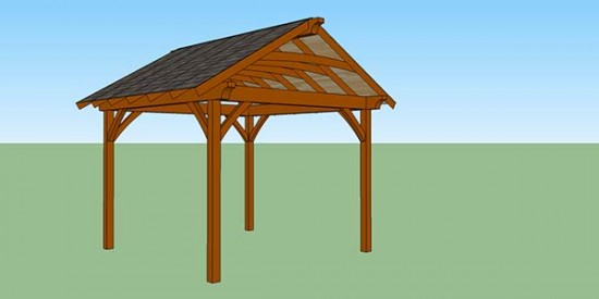 Timber Frame Pavilion - Western Timber Frame Review